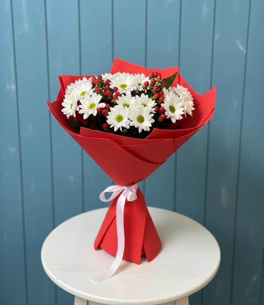 Букет цветов из: Хризантемы в Петровке