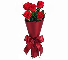 Букет 5 Красных роз Эдлесс Лав в Петровке