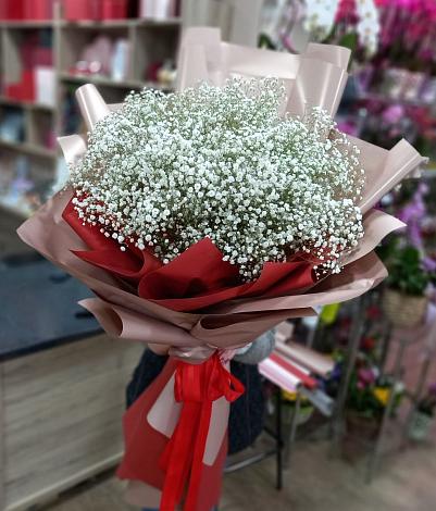 Букет цветов из: Гипсофила в Петровке