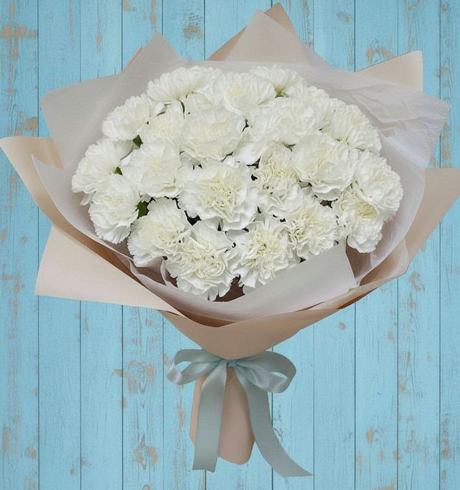 Букет цветов из: Гвоздики в Петровке