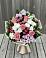 Букет цветов из: Альстромерии, Гвоздики, Розы и Хризантемы в Петровке