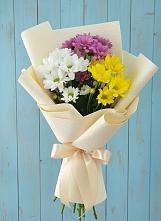 Букет цветов из:  Хризантемы в Петровке