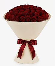 Букет 101 Бордовая роза Блэк Бакарра в Петровке
