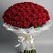 Букет 101 Красная роза Блэк Мэджик в Петровке