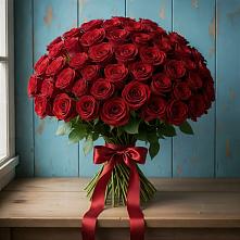 Букет Красные розы Блэк Меджик в Петровке