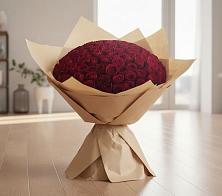 Букет 101 Красная роза в Петровке