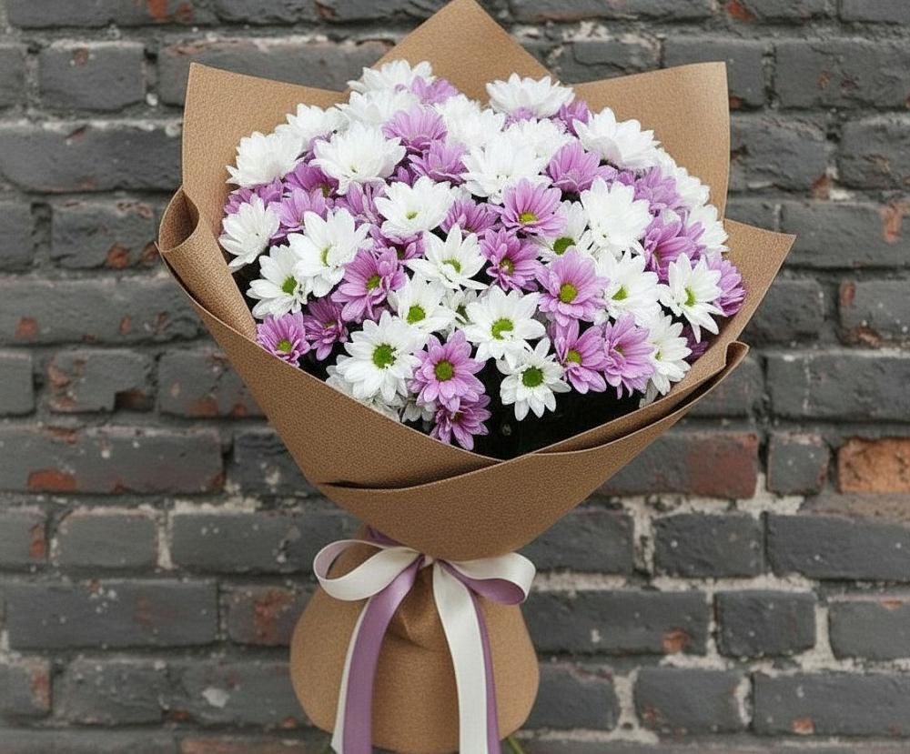 Букет цветов из: Хризантемы в Петровке