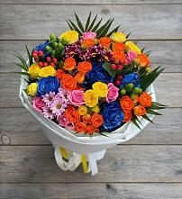Букет цветов из:  Розы и Хризантемы #REPLACE_PRED# Петровке