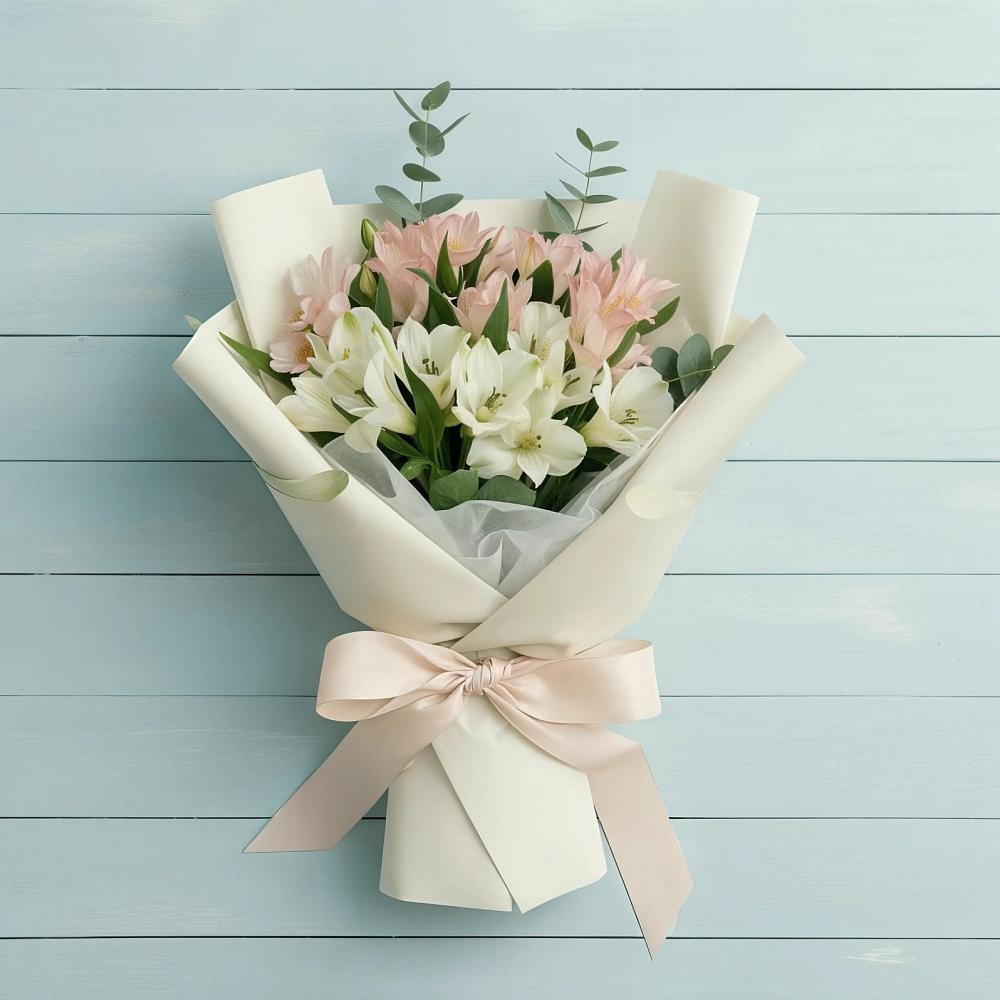 Букет цветов из: Альстромерии в Петровке