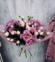 Букет цветов из:  Розы и Хризантемы #REPLACE_PRED# Петровке